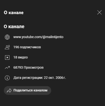 Аккаунты YouTube