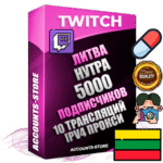 Профессиональные Литовские соц. аккаунты Twitch с мощным оформлением под тематику НУТРА (Красота и здоровье) ручной регистрации и фарма с высоким трастом репутацией и 10 Трансляциями тематики НУТРА (Красота и здоровье) — 5000 живых активных подписчиков для Рекламы и Продвижения Дополнительный Прогон по ГЕО IP Литва из разных локаций привязана Почта (Поставляется в комплекте) + User Agent (Фарм + Выдержка + АНТИБАН + Прогон по IP) Поддержка работы с под VPN. Идеально подходят под любые проекты и схемы заработка. В комплекте безлимитный выделенный IpV4 прокси сервер