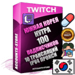 Профессиональные Южнокорейские соц. аккаунты Twitch с мощным оформлением под тематику НУТРА (Красота и здоровье) ручной регистрации и фарма с высоким трастом репутацией и 10 Трансляциями тематики НУТРА (Красота и здоровье) — 100 живых активных подписчиков для Рекламы и Продвижения Дополнительный Прогон по ГЕО IP Южная Корея из разных локаций привязана Почта (Поставляется в комплекте) + User Agent (Фарм + Выдержка + АНТИБАН + Прогон по IP) Поддержка работы с под VPN. Идеально подходят под любые проекты и схемы заработка. В комплекте безлимитный выделенный IpV4 прокси сервер