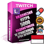 Профессиональные Индонезийские соц. аккаунты Twitch с мощным оформлением под тематику НУТРА (Красота и здоровье) ручной регистрации и фарма с высоким трастом репутацией и 10 Трансляциями тематики НУТРА (Красота и здоровье) — 5000 живых активных подписчиков для Рекламы и Продвижения Дополнительный Прогон по ГЕО IP Индонезия из разных локаций привязана Почта (Поставляется в комплекте) + User Agent (Фарм + Выдержка + АНТИБАН + Прогон по IP) Поддержка работы с под VPN. Идеально подходят под любые проекты и схемы заработка. В комплекте безлимитный выделенный IpV4 прокси сервер