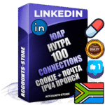 Профессиональные Южноафриканские соц. аккаунты Linkedin с мощным оформлением под тематику НУТРА (Красота и здоровье) ручной регистрации и фарма с высоким трастом фото и бизнес активностью  — 100 живых Connections для Рекламы Продвижения и привлечения огромного рекламного и делового трафика Дополнительный Прогон по ГЕО IP ЮАР из разных локаций привязана Почта (Поставляется в комплекте) + User Agent (Фарм + Выдержка + АНТИБАН + Прогон по IP) Поддержка работы с под VPN. Идеально подходят под любые проекты и схемы заработка. В комплекте безлимитный выделенный IpV4 прокси сервер