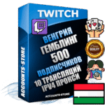 Профессиональные Венгерские соц. аккаунты Twitch с мощным оформлением под тематику ГЕМБЛИНГ (Азартные игры) ручной регистрации и фарма с высоким трастом репутацией и 10 Трансляциями тематики ГЕМБЛИНГ (Азартные игры) — 500 живых активных подписчиков для Рекламы и Продвижения Дополнительный Прогон по ГЕО IP Венгрия из разных локаций привязана Почта (Поставляется в комплекте) + User Agent (Фарм + Выдержка + АНТИБАН + Прогон по IP) Поддержка работы с под VPN. Идеально подходят под любые проекты и схемы заработка. В комплекте безлимитный выделенный IpV4 прокси сервер