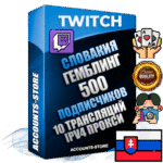 Профессиональные Словацкие соц. аккаунты Twitch с мощным оформлением под тематику ГЕМБЛИНГ (Азартные игры) ручной регистрации и фарма с высоким трастом репутацией и 10 Трансляциями тематики ГЕМБЛИНГ (Азартные игры) — 500 живых активных подписчиков для Рекламы и Продвижения Дополнительный Прогон по ГЕО IP Словакия из разных локаций привязана Почта (Поставляется в комплекте) + User Agent (Фарм + Выдержка + АНТИБАН + Прогон по IP) Поддержка работы с под VPN. Идеально подходят под любые проекты и схемы заработка. В комплекте безлимитный выделенный IpV4 прокси сервер