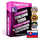 Профессиональные Словацкие соц. аккаунты Twitch с мощным оформлением под тематику ГЕМБЛИНГ (Азартные игры) ручной регистрации и фарма с высоким трастом репутацией и 10 Трансляциями тематики ГЕМБЛИНГ (Азартные игры) — 5000 живых активных подписчиков для Рекламы и Продвижения Дополнительный Прогон по ГЕО IP Словакия из разных локаций привязана Почта (Поставляется в комплекте) + User Agent (Фарм + Выдержка + АНТИБАН + Прогон по IP) Поддержка работы с под VPN. Идеально подходят под любые проекты и схемы заработка. В комплекте безлимитный выделенный IpV4 прокси сервер