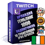 Профессиональные Ирландские соц. аккаунты Twitch с мощным оформлением под тематику ГЕМБЛИНГ (Азартные игры) ручной регистрации и фарма с высоким трастом репутацией и 10 Трансляциями тематики ГЕМБЛИНГ (Азартные игры) — 1000 живых активных подписчиков для Рекламы и Продвижения Дополнительный Прогон по ГЕО IP Ирландия из разных локаций привязана Почта (Поставляется в комплекте) + User Agent (Фарм + Выдержка + АНТИБАН + Прогон по IP) Поддержка работы с под VPN. Идеально подходят под любые проекты и схемы заработка. В комплекте безлимитный выделенный IpV4 прокси сервер