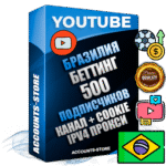 Профессиональные Бразильские Трастовые соц. аккаунты Youtube 2015 — 2023 года регистрации с тематическим старым (2015 — 2023 Год) каналом с мощным оформлением под тематику БЕТТИНГ (Ставки на спорт) — 500 подписчиков из наших баз без отписок со временем для Рекламы Монетизации и создания первичного имиджа активного и раскрученного аккаунта Подтвержденная Gmail почта в комплекте + Резервная почта на случай восстановления + Фарм + АНТИБАН + Прогон по IP. Идеально подходят под любые проекты и схемы заработка. Прогреты и адаптированы для работы с любой точки мира с возможностью смены ГЕО и названия канала. В комплекте безлимитный выделенный IpV4 прокси сервер