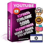 Профессиональные Израильские Трастовые соц. аккаунты Youtube 2015 — 2023 года регистрации с тематическим старым (2015 — 2023 Год) каналом с мощным оформлением под тематику ГЕМБЛИНГ (Азартные игры) — 5000 подписчиков из наших баз без отписок со временем для Рекламы Монетизации и создания первичного имиджа активного и раскрученного аккаунта Подтвержденная Gmail почта в комплекте + Резервная почта на случай восстановления + Фарм + АНТИБАН + Прогон по IP. Идеально подходят под любые проекты и схемы заработка. Прогреты и адаптированы для работы с любой точки мира с возможностью смены ГЕО и названия канала. В комплекте безлимитный выделенный IpV4 прокси сервер