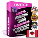 Профессиональные Канадские соц. аккаунты Twitch с мощным оформлением под тематику ГЕМБЛИНГ (Азартные игры) ручной регистрации и фарма с высоким трастом репутацией и 10 Трансляциями тематики ГЕМБЛИНГ (Азартные игры) — 5000 живых активных подписчиков для Рекламы и Продвижения Дополнительный Прогон по ГЕО IP Канада из разных локаций привязана Почта (Поставляется в комплекте) + User Agent (Фарм + Выдержка + АНТИБАН + Прогон по IP) Поддержка работы с под VPN. Идеально подходят под любые проекты и схемы заработка. В комплекте безлимитный выделенный IpV4 прокси сервер