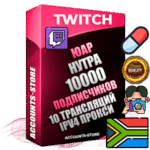 Профессиональные Южноафриканские соц. аккаунты Twitch с мощным оформлением под тематику НУТРА (Красота и здоровье) ручной регистрации и фарма с высоким трастом репутацией и 10 Трансляциями тематики НУТРА (Красота и здоровье) — 10000 живых активных подписчиков для Рекламы и Продвижения Дополнительный Прогон по ГЕО IP ЮАР из разных локаций привязана Почта (Поставляется в комплекте) + User Agent (Фарм + Выдержка + АНТИБАН + Прогон по IP) Поддержка работы с под VPN. Идеально подходят под любые проекты и схемы заработка. В комплекте безлимитный выделенный IpV4 прокси сервер