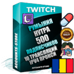 Профессиональные Румынские соц. аккаунты Twitch с мощным оформлением под тематику НУТРА (Красота и здоровье) ручной регистрации и фарма с высоким трастом репутацией и 10 Трансляциями тематики НУТРА (Красота и здоровье) — 500 живых активных подписчиков для Рекламы и Продвижения Дополнительный Прогон по ГЕО IP Румыния из разных локаций привязана Почта (Поставляется в комплекте) + User Agent (Фарм + Выдержка + АНТИБАН + Прогон по IP) Поддержка работы с под VPN. Идеально подходят под любые проекты и схемы заработка. В комплекте безлимитный выделенный IpV4 прокси сервер