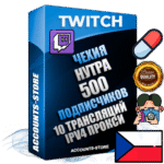 Профессиональные Чешские соц. аккаунты Twitch с мощным оформлением под тематику НУТРА (Красота и здоровье) ручной регистрации и фарма с высоким трастом репутацией и 10 Трансляциями тематики НУТРА (Красота и здоровье) — 500 живых активных подписчиков для Рекламы и Продвижения Дополнительный Прогон по ГЕО IP Чехия из разных локаций привязана Почта (Поставляется в комплекте) + User Agent (Фарм + Выдержка + АНТИБАН + Прогон по IP) Поддержка работы с под VPN. Идеально подходят под любые проекты и схемы заработка. В комплекте безлимитный выделенный IpV4 прокси сервер