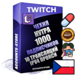 Профессиональные Чешские соц. аккаунты Twitch с мощным оформлением под тематику НУТРА (Красота и здоровье) ручной регистрации и фарма с высоким трастом репутацией и 10 Трансляциями тематики НУТРА (Красота и здоровье) — 1000 живых активных подписчиков для Рекламы и Продвижения Дополнительный Прогон по ГЕО IP Чехия из разных локаций привязана Почта (Поставляется в комплекте) + User Agent (Фарм + Выдержка + АНТИБАН + Прогон по IP) Поддержка работы с под VPN. Идеально подходят под любые проекты и схемы заработка. В комплекте безлимитный выделенный IpV4 прокси сервер