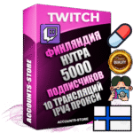 Профессиональные Финские соц. аккаунты Twitch с мощным оформлением под тематику НУТРА (Красота и здоровье) ручной регистрации и фарма с высоким трастом репутацией и 10 Трансляциями тематики НУТРА (Красота и здоровье) — 5000 живых активных подписчиков для Рекламы и Продвижения Дополнительный Прогон по ГЕО IP Финляндия из разных локаций привязана Почта (Поставляется в комплекте) + User Agent (Фарм + Выдержка + АНТИБАН + Прогон по IP) Поддержка работы с под VPN. Идеально подходят под любые проекты и схемы заработка. В комплекте безлимитный выделенный IpV4 прокси сервер