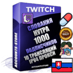 Профессиональные Словацкие соц. аккаунты Twitch с мощным оформлением под тематику НУТРА (Красота и здоровье) ручной регистрации и фарма с высоким трастом репутацией и 10 Трансляциями тематики НУТРА (Красота и здоровье) — 1000 живых активных подписчиков для Рекламы и Продвижения Дополнительный Прогон по ГЕО IP Словакия из разных локаций привязана Почта (Поставляется в комплекте) + User Agent (Фарм + Выдержка + АНТИБАН + Прогон по IP) Поддержка работы с под VPN. Идеально подходят под любые проекты и схемы заработка. В комплекте безлимитный выделенный IpV4 прокси сервер