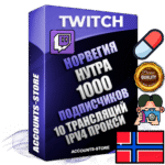 Профессиональные Норвежские соц. аккаунты Twitch с мощным оформлением под тематику НУТРА (Красота и здоровье) ручной регистрации и фарма с высоким трастом репутацией и 10 Трансляциями тематики НУТРА (Красота и здоровье) — 1000 живых активных подписчиков для Рекламы и Продвижения Дополнительный Прогон по ГЕО IP Норвегия из разных локаций привязана Почта (Поставляется в комплекте) + User Agent (Фарм + Выдержка + АНТИБАН + Прогон по IP) Поддержка работы с под VPN. Идеально подходят под любые проекты и схемы заработка. В комплекте безлимитный выделенный IpV4 прокси сервер