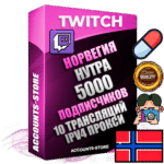 Профессиональные Норвежские соц. аккаунты Twitch с мощным оформлением под тематику НУТРА (Красота и здоровье) ручной регистрации и фарма с высоким трастом репутацией и 10 Трансляциями тематики НУТРА (Красота и здоровье) — 5000 живых активных подписчиков для Рекламы и Продвижения Дополнительный Прогон по ГЕО IP Норвегия из разных локаций привязана Почта (Поставляется в комплекте) + User Agent (Фарм + Выдержка + АНТИБАН + Прогон по IP) Поддержка работы с под VPN. Идеально подходят под любые проекты и схемы заработка. В комплекте безлимитный выделенный IpV4 прокси сервер