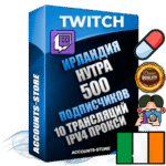 Профессиональные Ирландские соц. аккаунты Twitch с мощным оформлением под тематику НУТРА (Красота и здоровье) ручной регистрации и фарма с высоким трастом репутацией и 10 Трансляциями тематики НУТРА (Красота и здоровье) — 500 живых активных подписчиков для Рекламы и Продвижения Дополнительный Прогон по ГЕО IP Ирландия из разных локаций привязана Почта (Поставляется в комплекте) + User Agent (Фарм + Выдержка + АНТИБАН + Прогон по IP) Поддержка работы с под VPN. Идеально подходят под любые проекты и схемы заработка. В комплекте безлимитный выделенный IpV4 прокси сервер