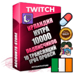Профессиональные Ирландские соц. аккаунты Twitch с мощным оформлением под тематику НУТРА (Красота и здоровье) ручной регистрации и фарма с высоким трастом репутацией и 10 Трансляциями тематики НУТРА (Красота и здоровье) — 10000 живых активных подписчиков для Рекламы и Продвижения Дополнительный Прогон по ГЕО IP Ирландия из разных локаций привязана Почта (Поставляется в комплекте) + User Agent (Фарм + Выдержка + АНТИБАН + Прогон по IP) Поддержка работы с под VPN. Идеально подходят под любые проекты и схемы заработка. В комплекте безлимитный выделенный IpV4 прокси сервер