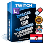 Профессиональные Хорватские соц. аккаунты Twitch с мощным оформлением под тематику НУТРА (Красота и здоровье) ручной регистрации и фарма с высоким трастом репутацией и 10 Трансляциями тематики НУТРА (Красота и здоровье) — 500 живых активных подписчиков для Рекламы и Продвижения Дополнительный Прогон по ГЕО IP Хорватия из разных локаций привязана Почта (Поставляется в комплекте) + User Agent (Фарм + Выдержка + АНТИБАН + Прогон по IP) Поддержка работы с под VPN. Идеально подходят под любые проекты и схемы заработка. В комплекте безлимитный выделенный IpV4 прокси сервер