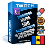 Профессиональные Молдавские соц. аккаунты Twitch с мощным оформлением под тематику НУТРА (Красота и здоровье) ручной регистрации и фарма с высоким трастом репутацией и 10 Трансляциями тематики НУТРА (Красота и здоровье) — 500 живых активных подписчиков для Рекламы и Продвижения Дополнительный Прогон по ГЕО IP Молдавия из разных локаций привязана Почта (Поставляется в комплекте) + User Agent (Фарм + Выдержка + АНТИБАН + Прогон по IP) Поддержка работы с под VPN. Идеально подходят под любые проекты и схемы заработка. В комплекте безлимитный выделенный IpV4 прокси сервер