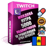 Профессиональные Молдавские соц. аккаунты Twitch с мощным оформлением под тематику НУТРА (Красота и здоровье) ручной регистрации и фарма с высоким трастом репутацией и 10 Трансляциями тематики НУТРА (Красота и здоровье) — 5000 живых активных подписчиков для Рекламы и Продвижения Дополнительный Прогон по ГЕО IP Молдавия из разных локаций привязана Почта (Поставляется в комплекте) + User Agent (Фарм + Выдержка + АНТИБАН + Прогон по IP) Поддержка работы с под VPN. Идеально подходят под любые проекты и схемы заработка. В комплекте безлимитный выделенный IpV4 прокси сервер